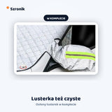 Osłona lusterka z odblaskowym paskiem